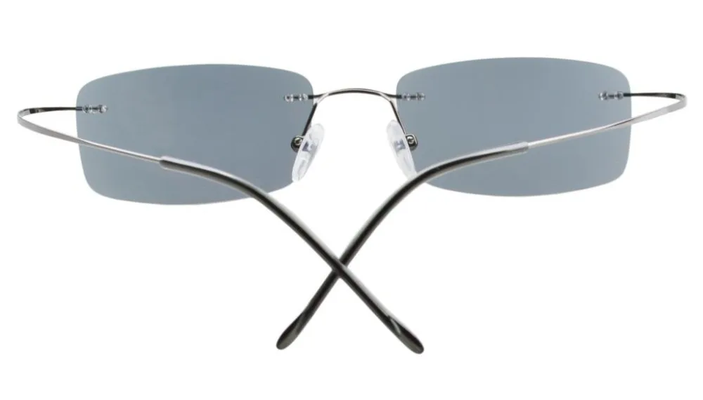 R1508 серые линзы титановая оправа солнцезащитные очки для чтения солнцезащитные очки для женщин и мужчин+ 0,50-+ 3,00
