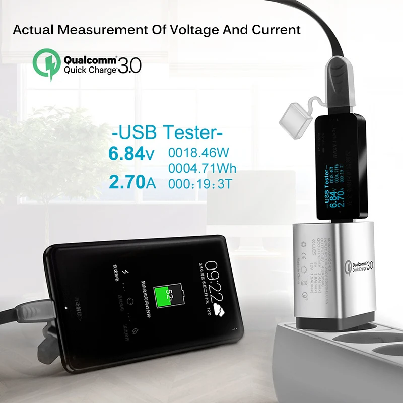 18 Вт Быстрая зарядка 3,0 USB зарядное устройство 5 В 2.4A QC3.0 Быстрая зарядка 3 USB настенное зарядное устройство для iPhone samsung Xiaomi зарядное устройство для мобильного телефона