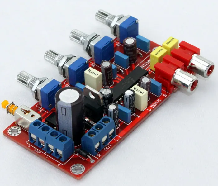 Высокое качество LM1036 тональная плата предусилителя, громкость высоких частот, усилитель баса, Лидер продаж, простая установка