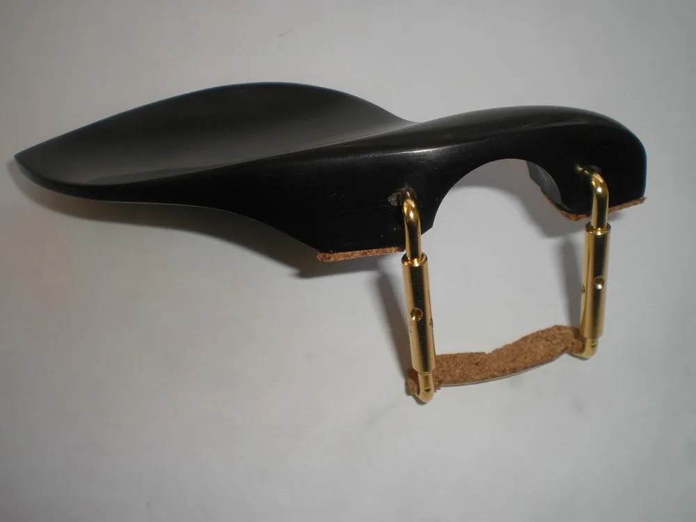 

1 PC Quality Violin Chin rest drilled with hole and 1 pc Gold Color Chin rest clamp all 4/4