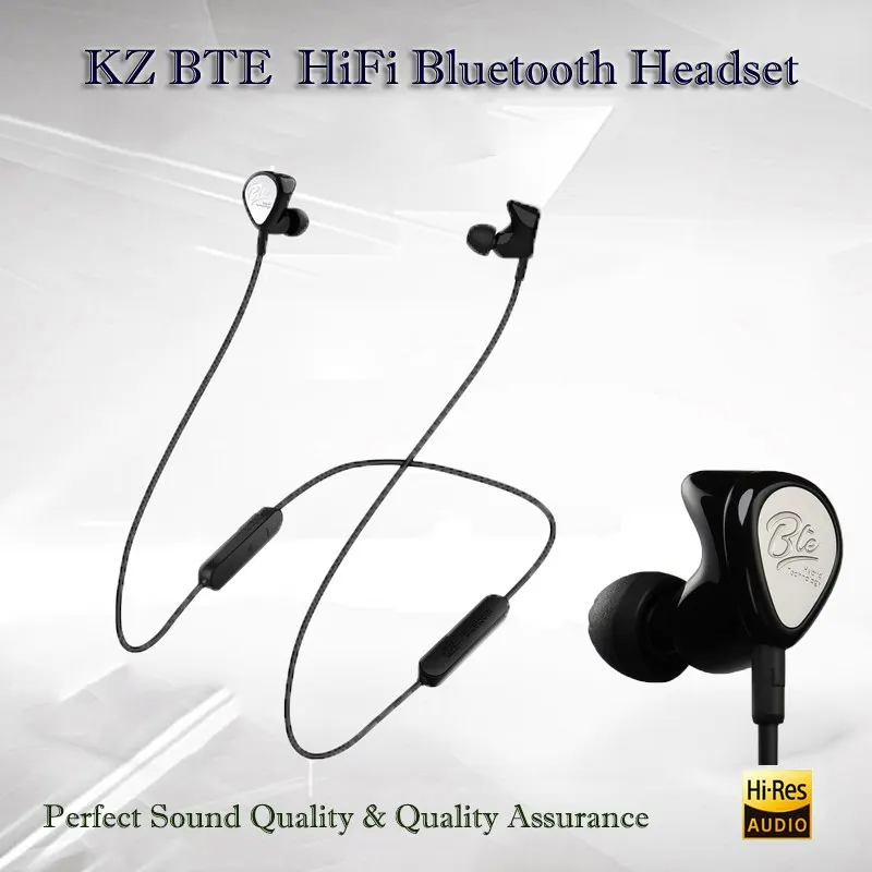

KZ BTE Hybrid Wireless Bluetooth Earphone hifi Sport handsfree Earbuds with mic Fone de ouvido For iPhone Samsung Auriculares
