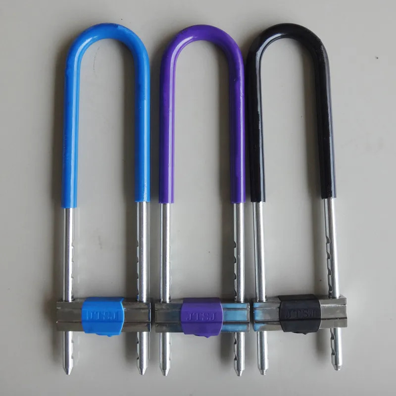 Anti theft alloy steel U Shape Lock padlock sliding double door locks