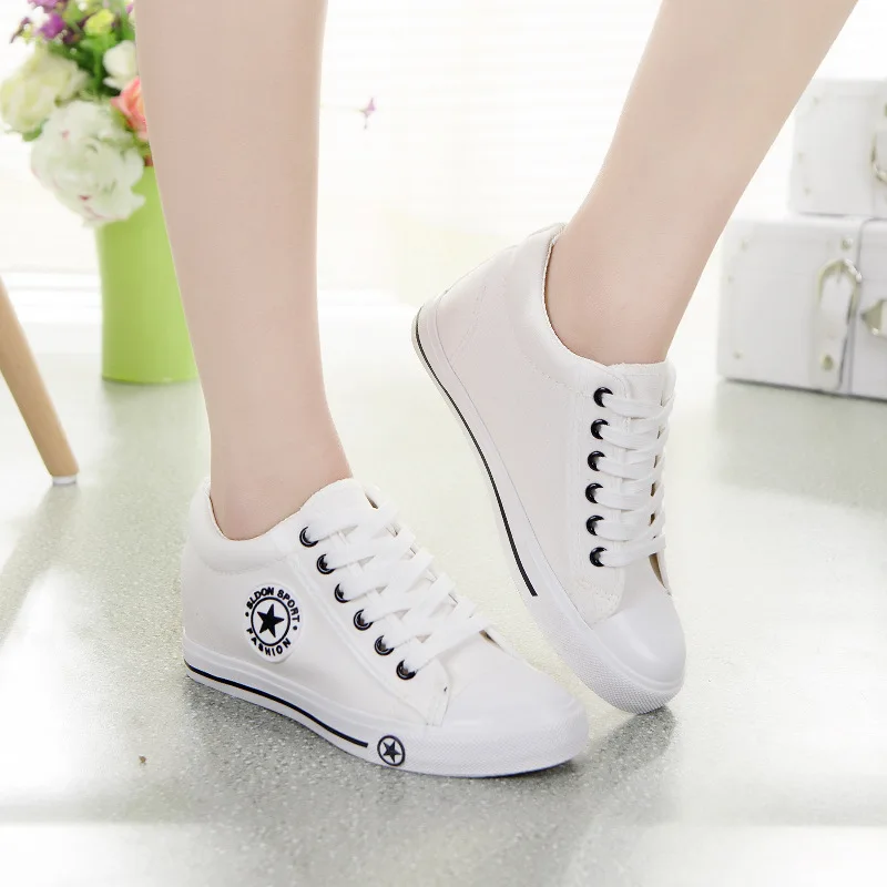  2016 High quality lace-up Women flat shoes women Classic Comfort female models canvas shoes 