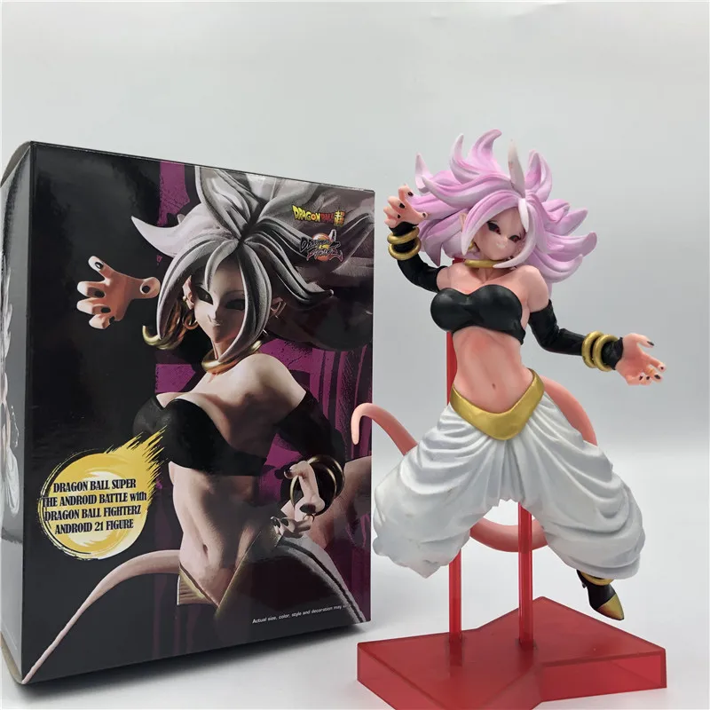 New Dragon Ball Z Majin Buu Android 21 Android 19 Girl Jumping Ver. Action Figure DBZ Goku Fighter Buu Ultimate Form PVC Collect