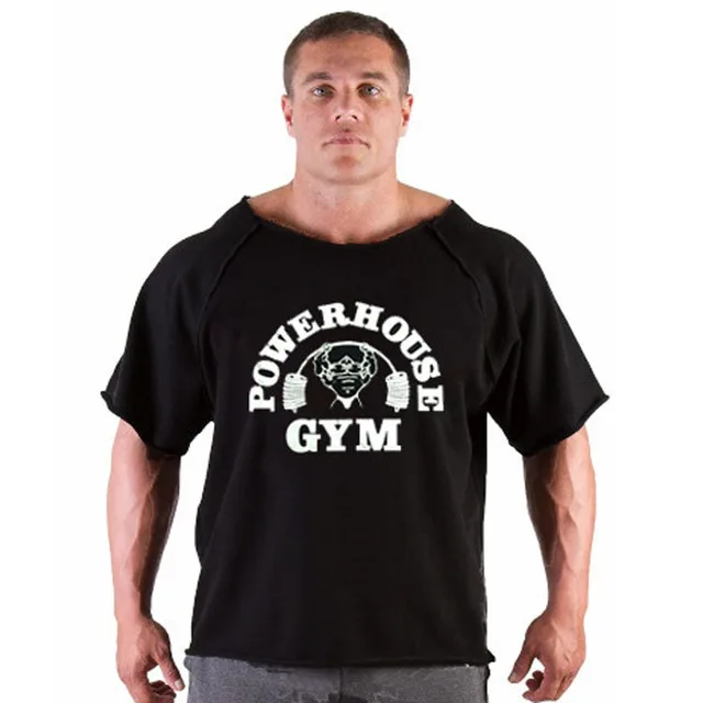 Men's Gym Shirts,GOLDS NPC POWERHOUSE GYM GORILLA Wear T Shirt Men