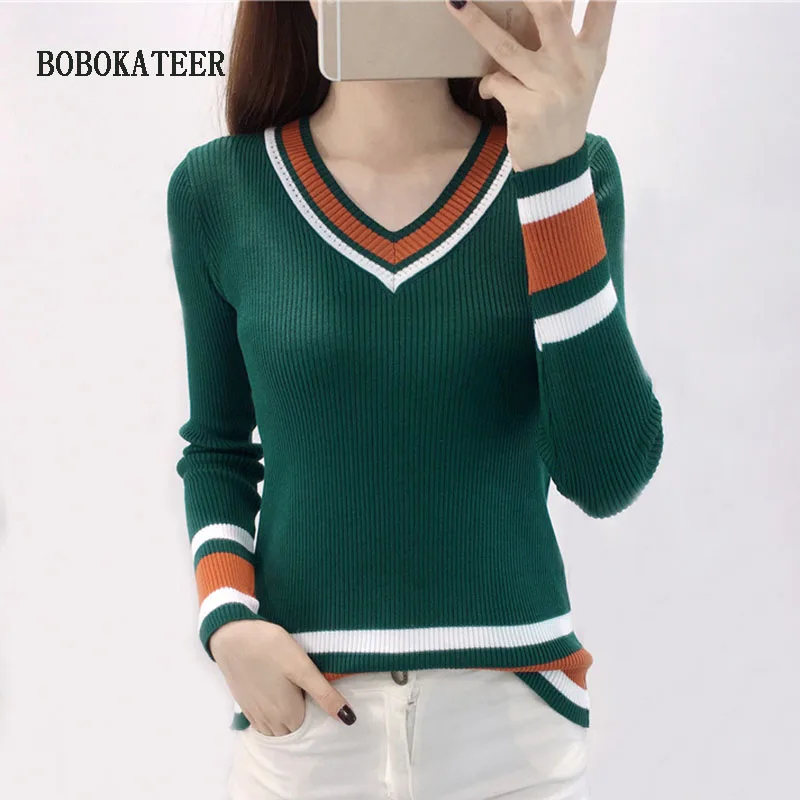 

BOBOKATEER sueter mujer invierno 2019 turtleneck knitted pullover pull femme hiver christmas sweater women winter clothes women