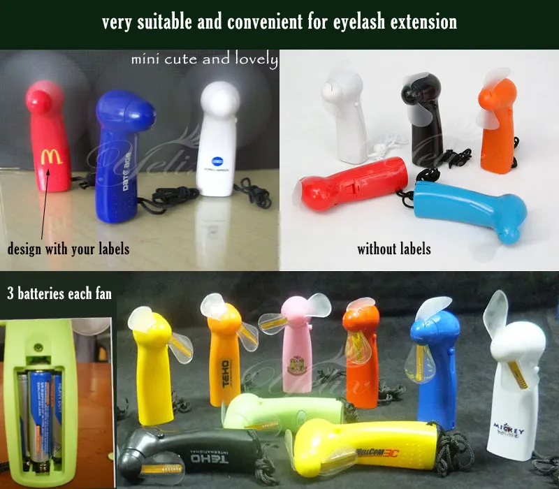 

Mini Cute Eyelash Glue Fan For Eyelash Extension Air Blower Fans Pvc Makeup Tools And Convenient 5 Colors At Random Offer Oem