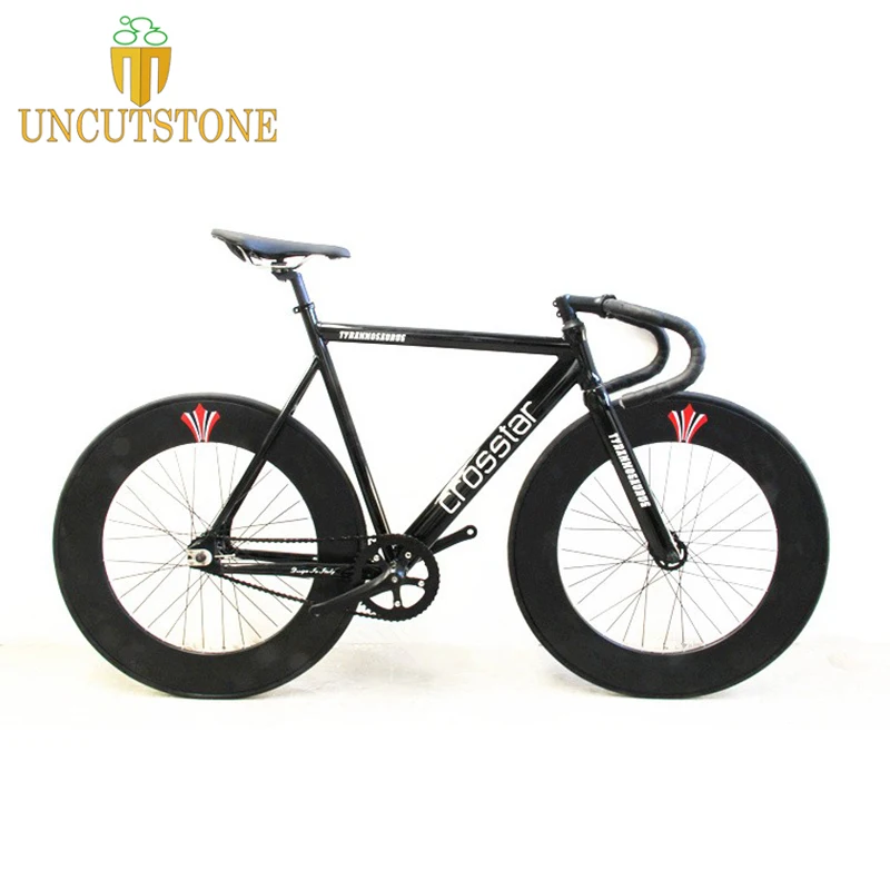 Fixed Gear Bike Fixie frame 53cm 55cm 58cm DIY 700C Aluminum alloy Bike Track Bike Bicycle 70mm alloy wheel bike