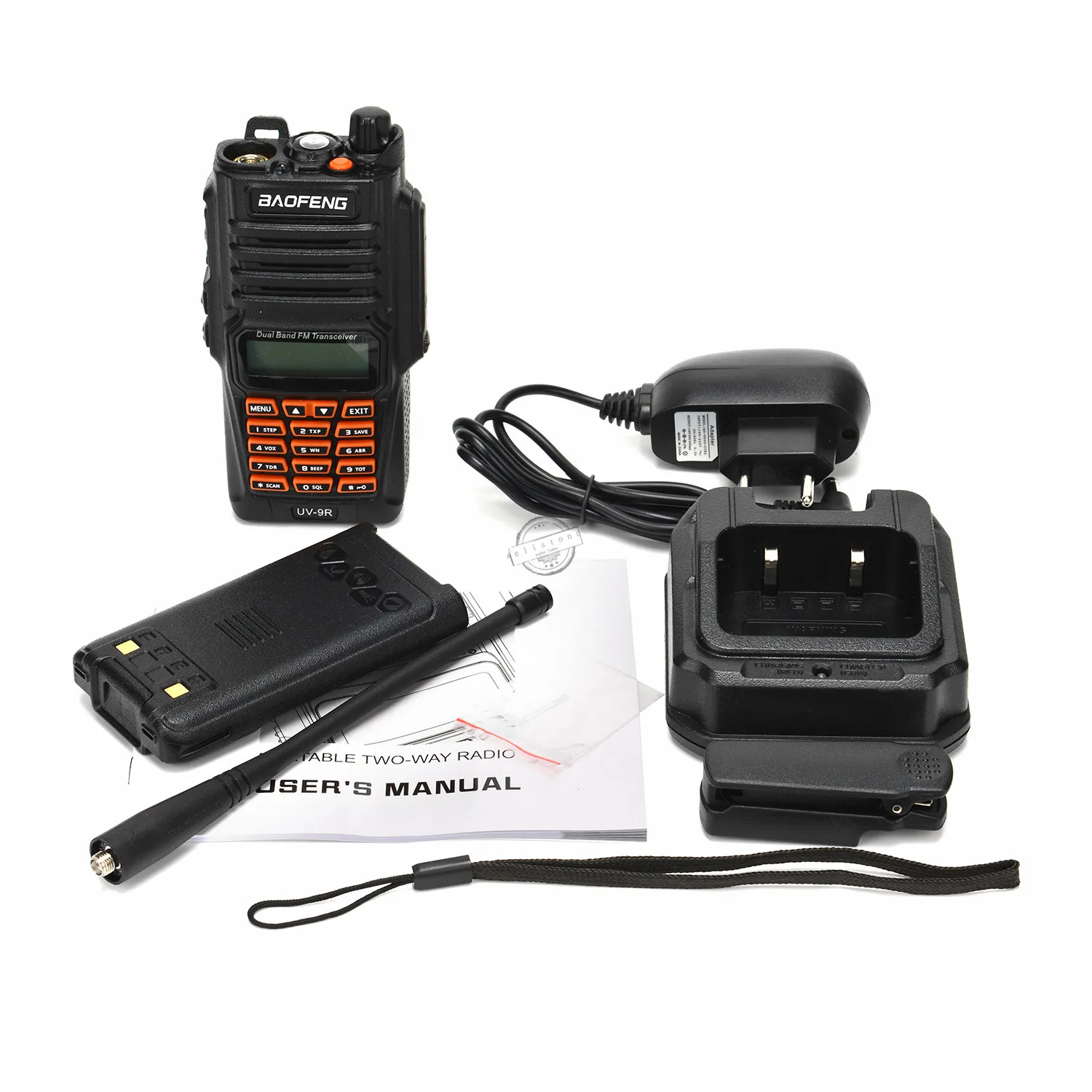 Baofeng UV-9R 8 Вт пыленепроницаемый IP67 водонепроницаемый Walkie Talkie двухстороннее радио Двухдиапазонный портативный 10 км большой диапазон BF UV9R Cb радио