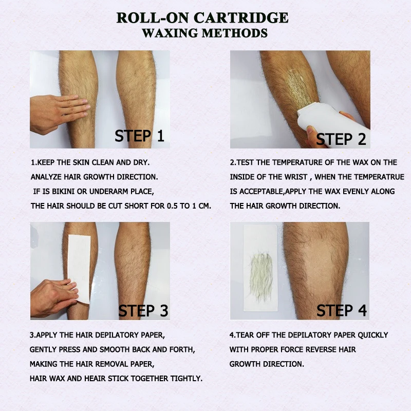 Набор нагревателей для воска, эпилятор, профессиональный рулонный картридж для восковой депиляции, нагреватель для восковой депиляции, бумажный набор для удаления волос, набор инструментов для депиляции