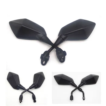 

Universal 10mm Motorcycle Rearview Mirrors Black Scooter retroviseur moto FOR YAMAHA MT07 09 125 MT-07 MT-09 FJ-09 XJ6 XJ6 FJ09