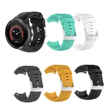 Силиконовые спортивные часы браслет ремешок браслет для SUUNTO 9 мультиспорт gps Смарт часы с Quick Release встроенный контакты