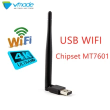 Vmade USB 3,0 WiFi беспроводная сетевая карта 150M 802,11 N LAN адаптер с поворотная антенна для ноутбука мини MT7601 Wifi Dongle