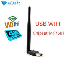 Vmade USB 3,0 WiFi беспроводная сетевая карта 150 M 802,11 N LAN адаптер с поворотная антенна для портативных ПК мини MT7601 Wifi ключ
