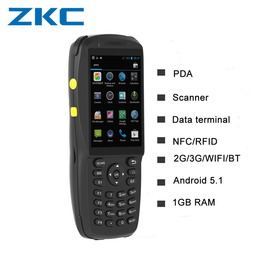 Rugged android data collector QR code barcode scanner android handheld