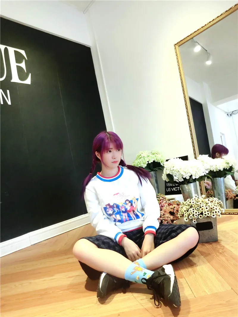 Sailor Moon plus thick velvet Hoodies font b Anime b font Sailor Moon font b Cosplay