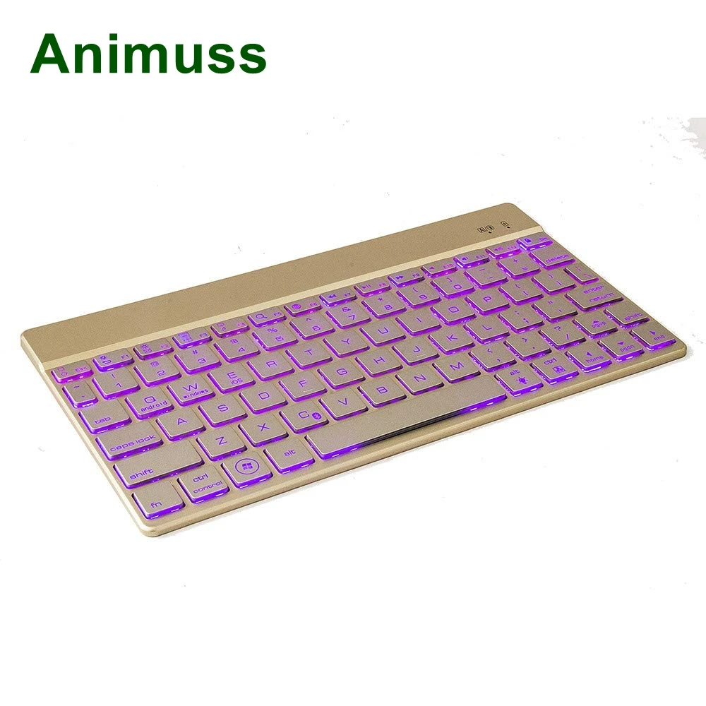 Animuss China factory sale aluminum wireless bluetooth keyboard for IOS for Android for Windows Animuss China factory sale aluminum wireless bluetooth keyboard for IOS for Android for Windows
