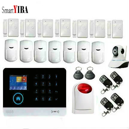 SmartYIBA беспроводной Wi Fi Smart Host жилых сигнализации 3g смартфон приложение Remote сенсорной клавиатурой дома будильник GPRS автоматический SMS вызов