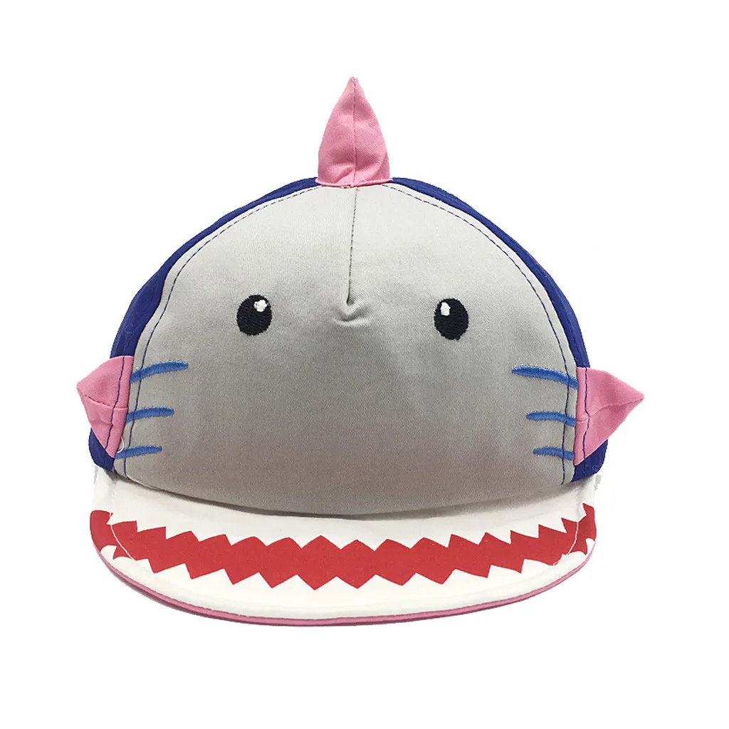 Summer Baby Sun Hat Infant CottonToddler Baby Kids Boys And Girls Hat Children Cartoon Print Cap