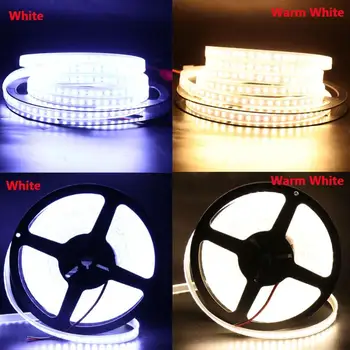 

[Seven Neon]free shipping super bright white light DC12V 120leds/meter 600leds waterproof Flexible SMD 8520LED Strip Light