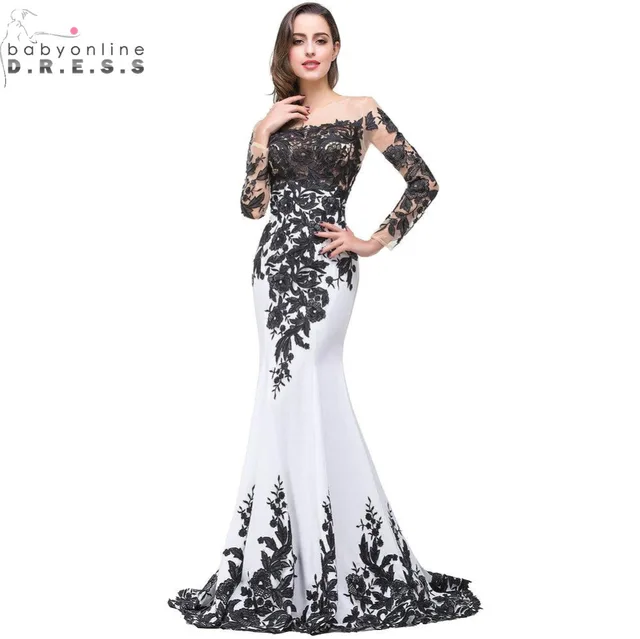 Transparent White Prom Dress