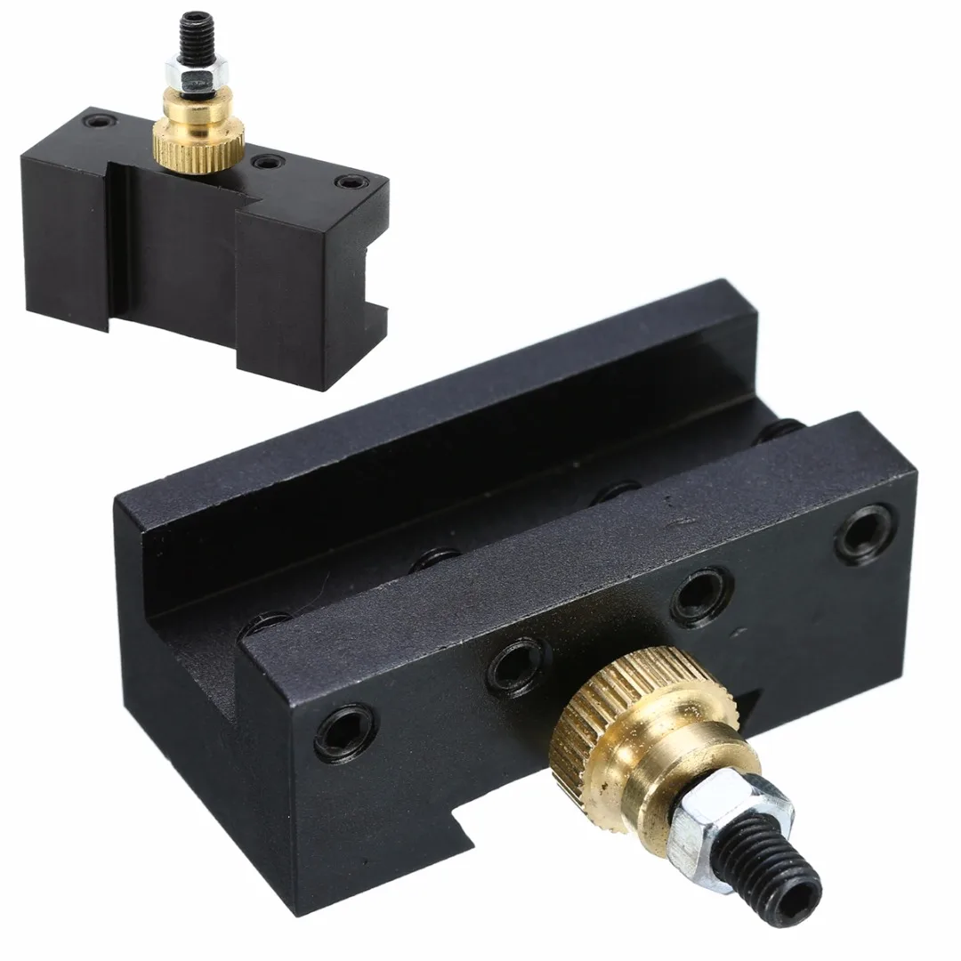 

1pc 1/4"-1/2" Turning Facing Holder Lathe Quick Change Post Tool Holder Fit For CCMT TCMT Milling Insert