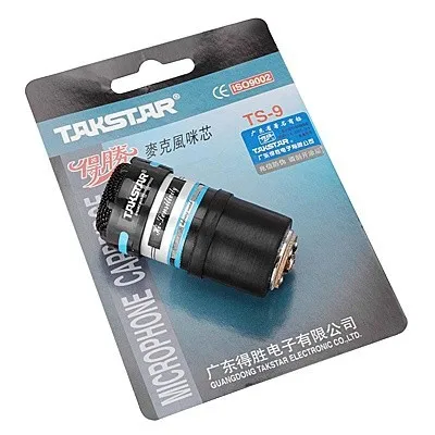 Original Takstar TS-9 wired dynamic microphone sound head microphone core use for karaoke bar project
