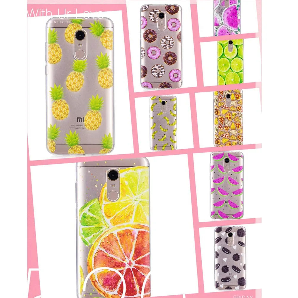 Case For Xiaomi Redmi 5 Plus Patterned Printing Xiomi Redmi 5 Soft TPU Silicone Cover Phone Case For Xiaomi Redmi 5 5 Plus Coque