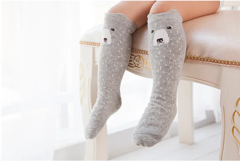 4 Pairs Cartoon Alpaca Kids Socks Animal Infant Cotton Socks Spring Autumn Baby Girls Boys Floor Socks Comfort Children Clothing (3)
