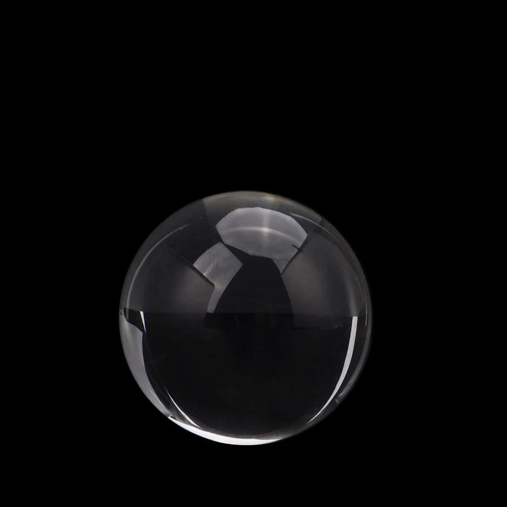 Bola de cristal de 70 mm, esfera de cristal transparente de cuarzo, esfera de cristal para fotografía, decoración artesanal de cristal, Feng Shui, gran oferta