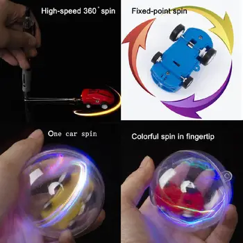 

HobbyLane DDG - 4 Decompression Mini Finger Gyro Stress Relief Fingertip Stunt High Speed Racing Car Toys Finger Toy Gifts