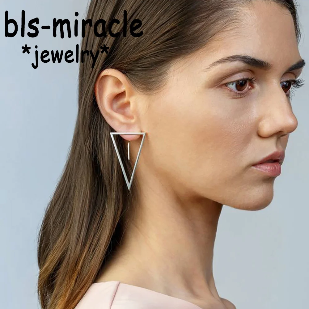 

Bls-miracle Bohemia Geometric Polygonal Drop Earrings Set For Female Brincos Metal Gold Color Dangle Earring For Women Bijoux