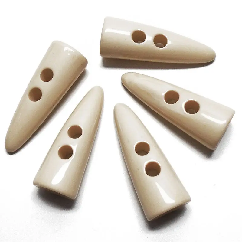 

ZIEENE 2PCs 5PCs 50mm Ivory Horn Resin Buttons DIY Sewing Handmade Crafts Scrapbooking For Women Overcoat Bag Button 2 Holes