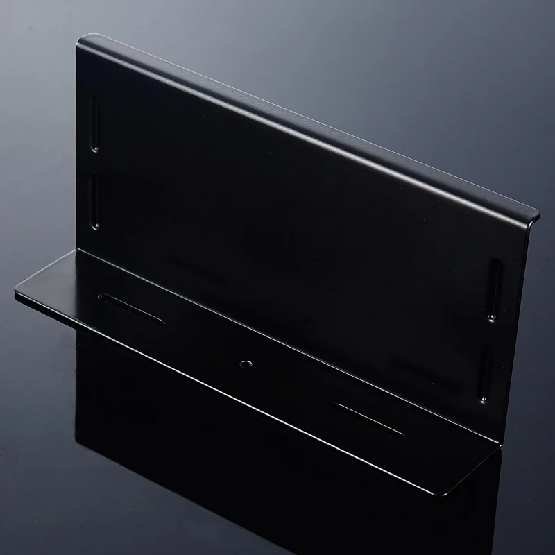 Bathroom Shelves Shower Storage Rack Decorative Aluminum Black Bathroom Shelf Organizer Wall Mounted Toilet Corner Shampoo Shelf