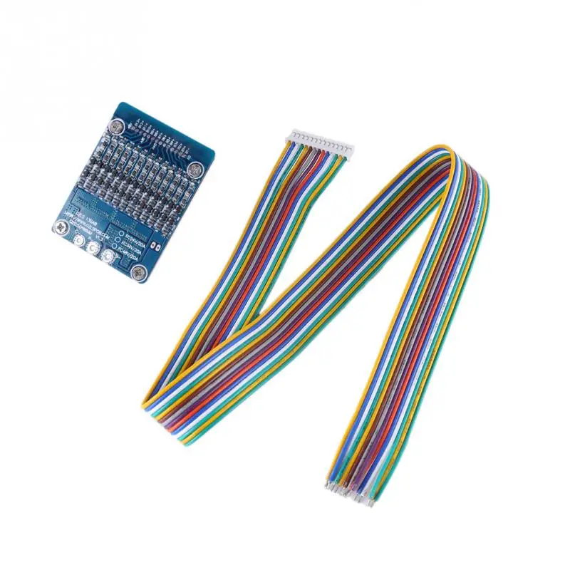 Защитная плата литий ионного аккумулятора 13S 48 В 20 А защитная 18650 BMS PCB с функцией
