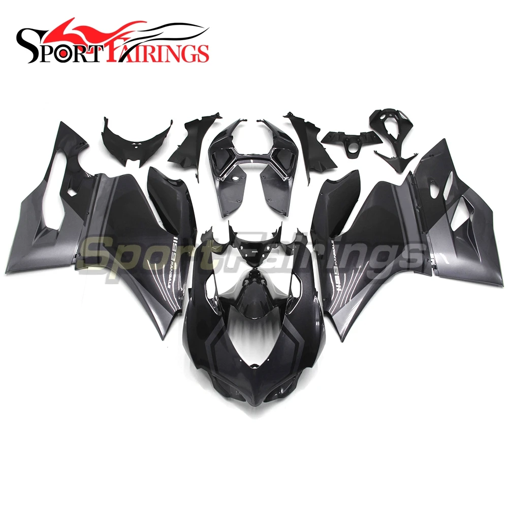 

Complete Fairings For Ducati 899 1199 Panigale 12 13 14 Injection ABS Plastics Full Motorcycle Fairing Kit Black Grey Carene New