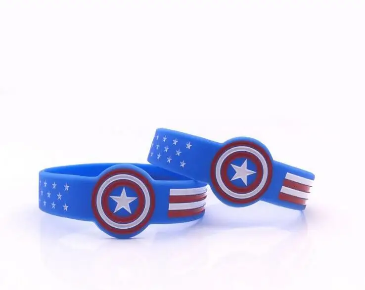 Buy 50Pcs mixed popular cartoon Captain America rubber