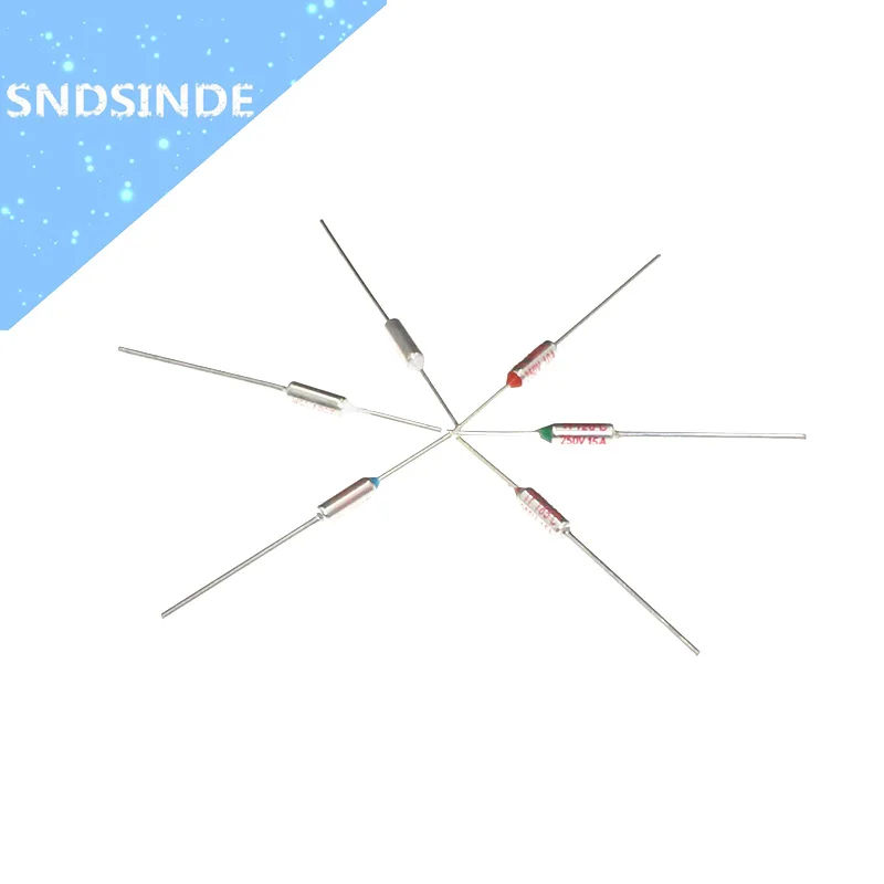 

73~280C 240C thermal guards Celsius Degree Thermal Fuse 15A 250V Micro Mini Electrical Temp Temperature Fuse Thermal Cutoff