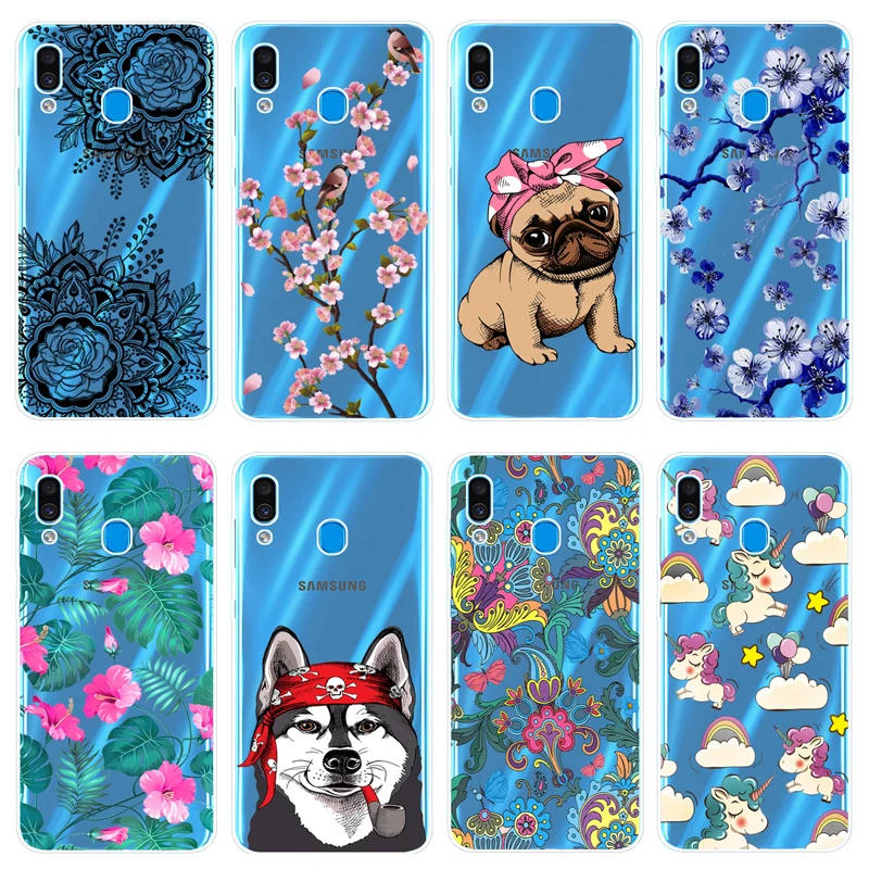 

Soft Case For Samsung Galaxy A30 Phone Case Colorful Silicone Protector Cover Fundas For Samsung A30 A 30 A305F A305 Case Coque