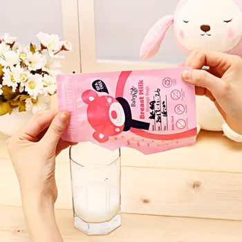 

30Pcs/Lot Baby Breast Milk Bag Liquid 250ml Food Bags One-time Use Breast Milk Freezer Bags