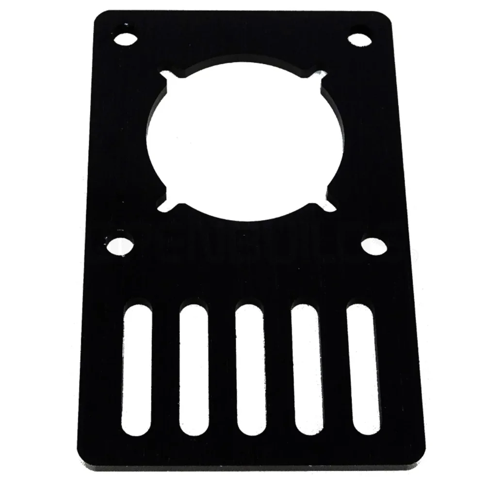 

1pcs Black Anodized Aluminum Motor Mount Plate NEMA 23 Stepper Motor for openbuilds builds parts