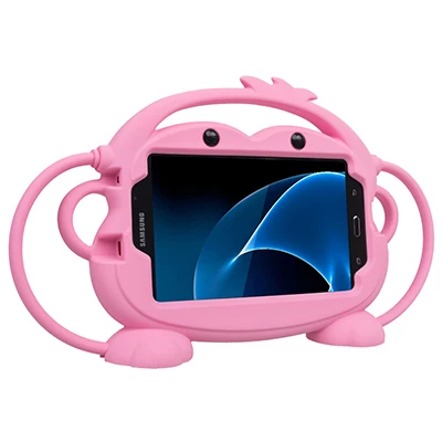 Силиконовый чехол CHINFAI 7 ''для samsung Galaxy Tab 4 T230, детский противоударный моющийся чехол для Tab 3 7'' SM-T110 T280 P3200 - Цвет: 5614PK