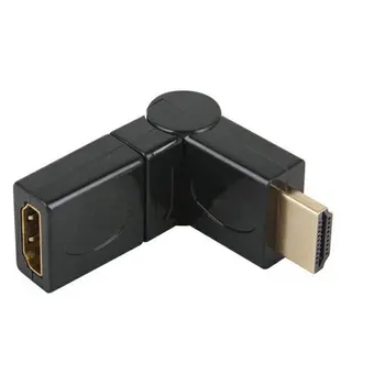 

360 Rotating 90 angled HDMI Male to Female Adapter MF