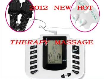 

10pcs/lot New Tens Acupuncture Body Electronic Pulse Massager ,therapy stroke slimming for home use with Retail box