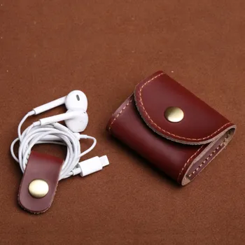 

Pu Leather Coin Purse Small Storage Bag Women Men Travel Accessories Earphone Key Holder Pocket Bag