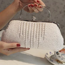 Новинка! Женская ручная сумка, вышитая бисером, подходит для вечеринок