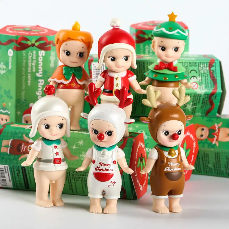 6 шт./партия Kewpie Sonny Angel игрушечный комплект кукол Valentine's Day Chocolate Хэллоуин