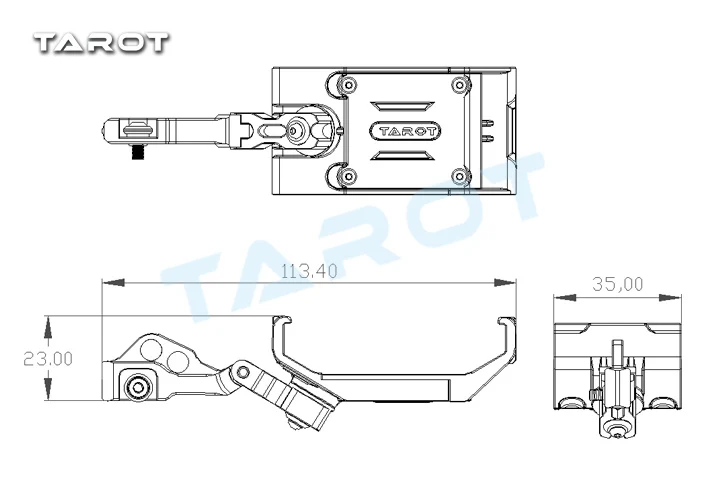 Tarot-Remote-Control-Bracket-Holder-Mount-TL2972-for-JR-Transmitter (4)