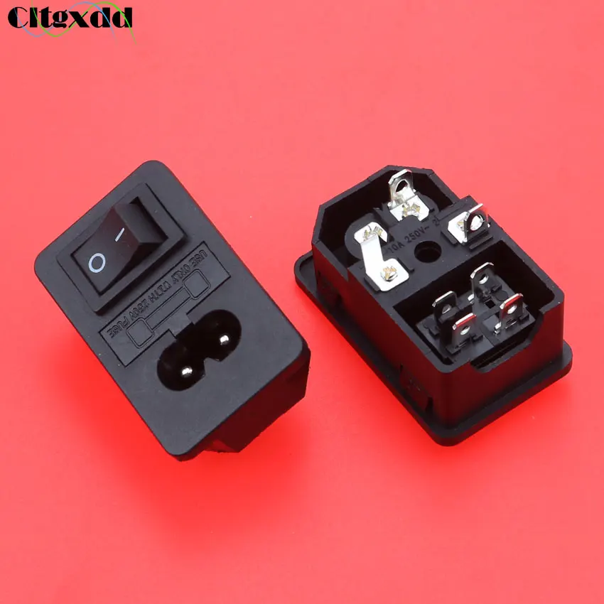 Электрическая розетка Cltgxdd 1 шт. 250 В 10 А IEC 320 C8|Электрические розетки| |