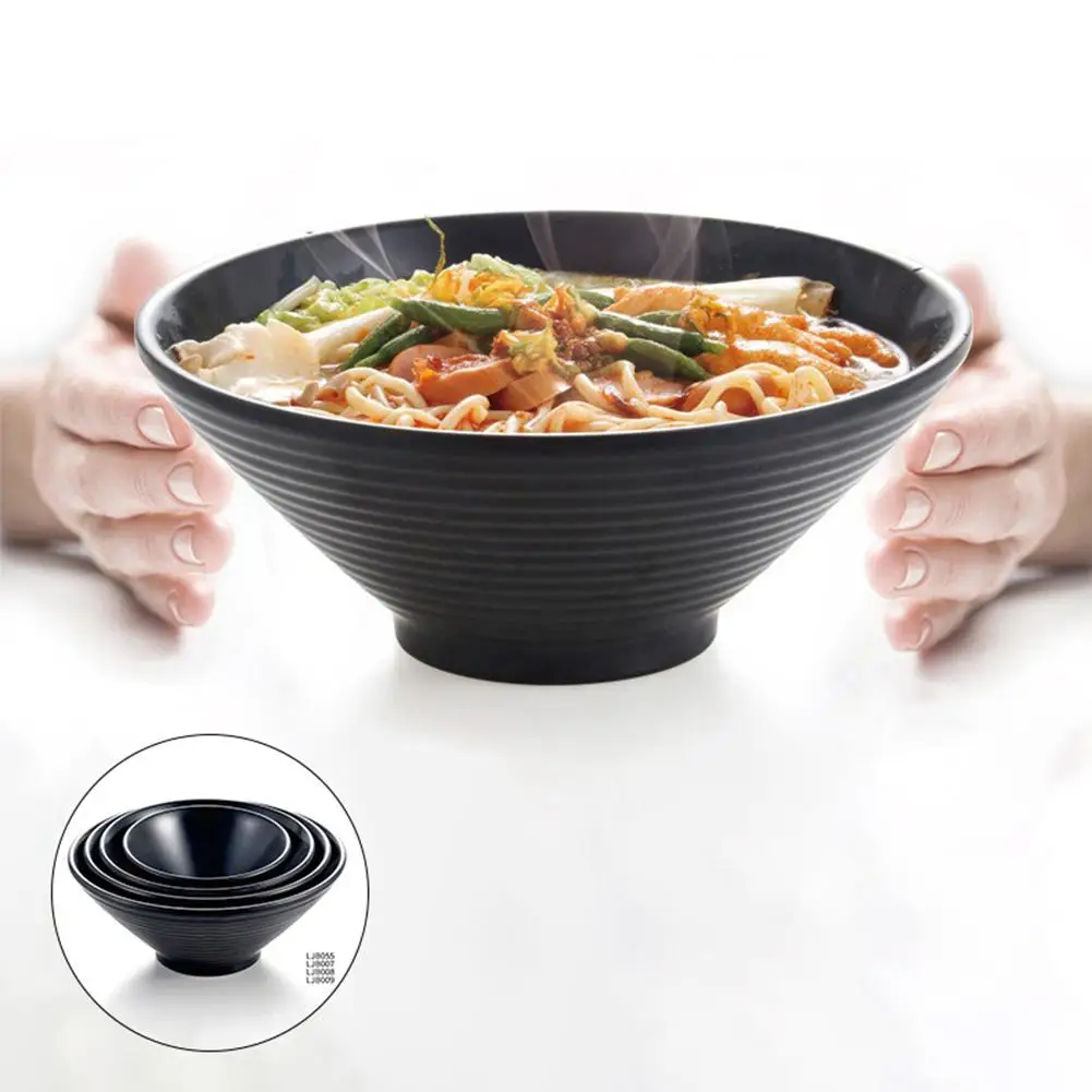 High Quality Large Capacity Melamine Anti slip Bowls Insulation Rice